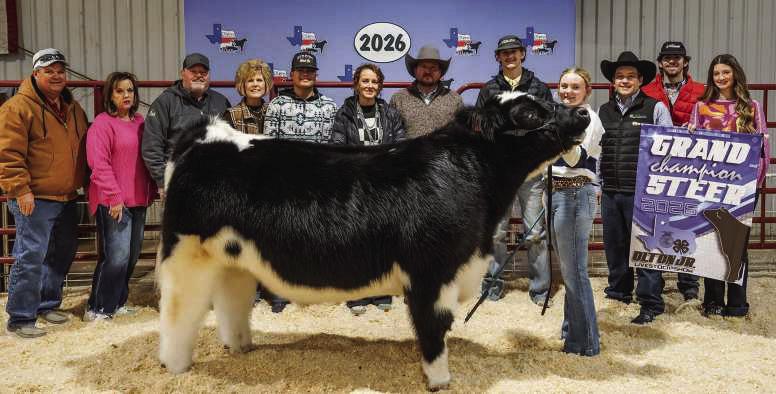 Macee Parkey of Olton FFA, Grand Champion Steer