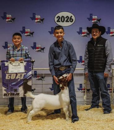 Jadyn Vega of Olton FFA, Reserve Grand Chanpion Goat
