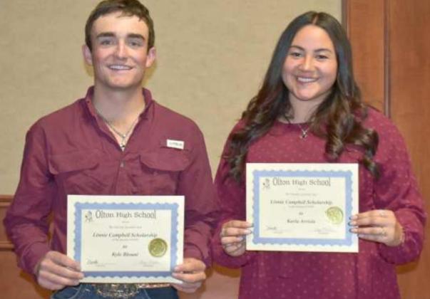 Olton High School Awards