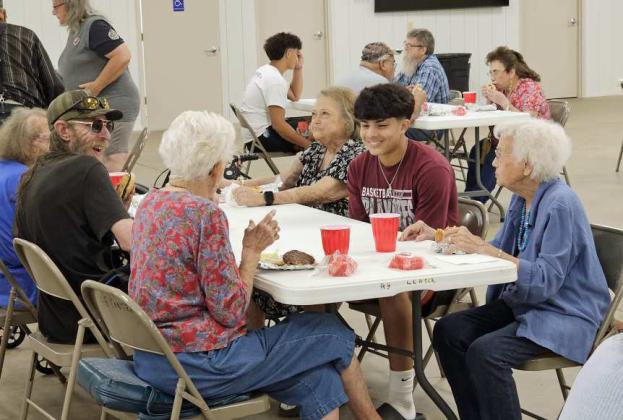 Sisters of Hope and Grace holds free quarterly meal for seniors at Lamb County Ag Center