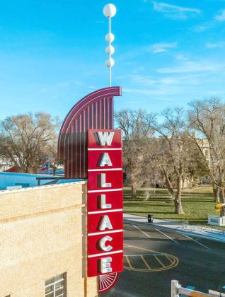 The new Wallace Theater blade sign has been installed. The goal for the Wallace Board was to retain its historic image but put modern materials into its construction to ensure it lasts for future generations. (Submitted Photo)