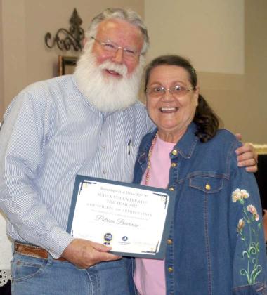 The Sudan Volunteer of the Year award went to Patricia Beireman. (Submitted Photo)