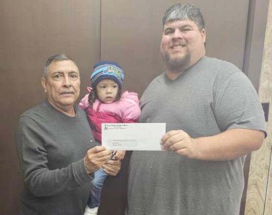 Martin Duran tied for first place in the Lamb County Leader-News overall football contest this year. (Staff Photo by Derek Lopez)