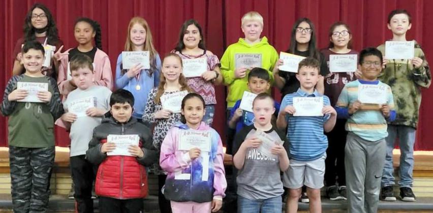 Littlefield Elementary Awards 4th Grade