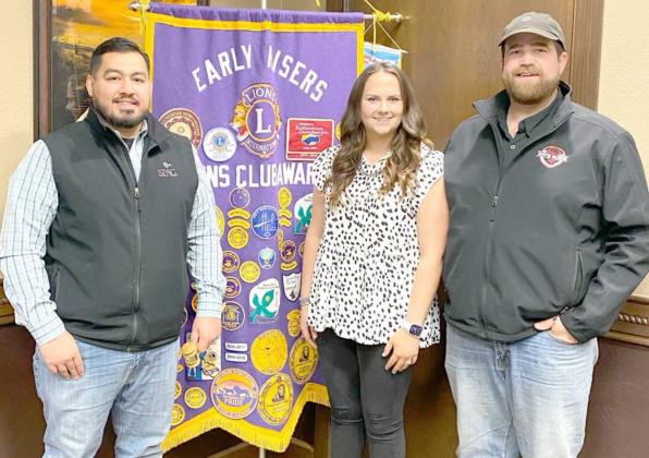 SPECIAL GUESTS at the Early Risers Lions meeting