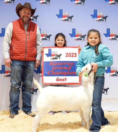 CLAIRE SENTER - Reserve Grand Champion Goat
