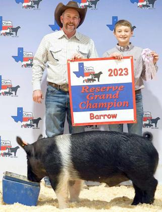 COLBY BURNS - Reserve Grand Champion Barrow