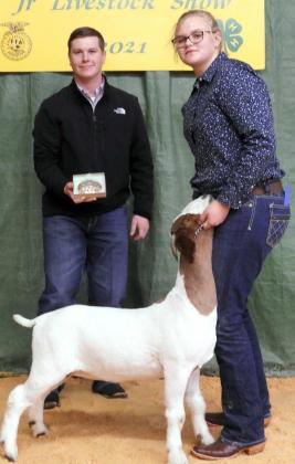 Grand Champions selected at Earth-Springlake Stock Show on Jan. 28th