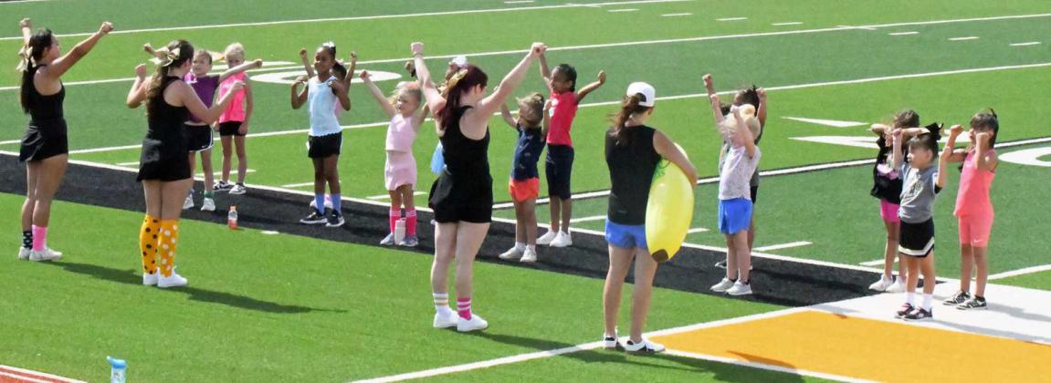 Sudan mini cheer camp kicked off Monday