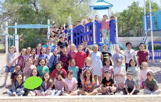 Littlefield Primary’s First Grade class raised $244.48 for Coins4Kids.