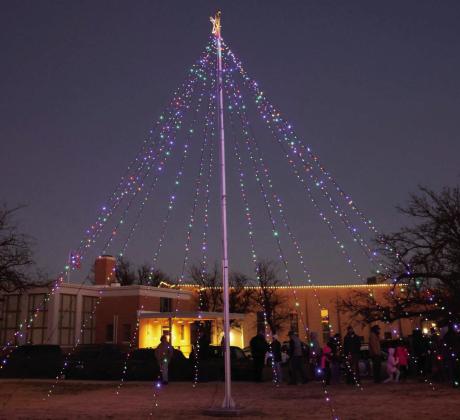 The 2nd Annual Christmas Tree lighting ceremony was held at the Lamb County Courthouse Park downtown Littlefield, Texas on Monday, December 1, 2025. (Photo by Ann Reagan)