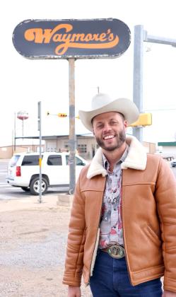 International Country artist Charley Crockett was at Waymores of Littlefield to film footage for an upcoming project on January 8, 2024.