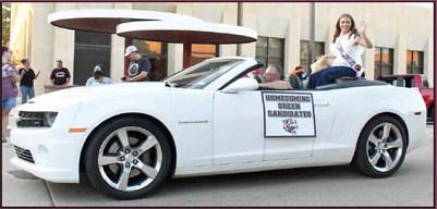 HOMECOMING 2023 - Littlefield’s 2023 Homecoming Parade took place thursday afternoon, followed by a gathering at Wildcat Stadium, to hype up the football team for Friday’s Homecoming game against the Post Antelopes. Shown is Homecoming Queen Candidate Kennadi Hanlin. (Staff Photo by Derek Lopez)