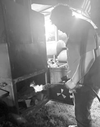 Cadon Garcia, BBQ Fireman