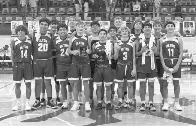 The Olton Mustangs’ JV squad won the Olton Tournament this past weekend with a win over Abernathy in the Championship game on Saturday. (Submitted Photo)