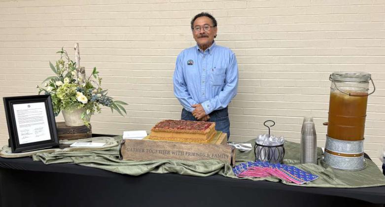 LCEC celebrated Floyd Trevino’s achievement with an afternoon reception that was attended by employees and members of the board of directors. The recetion was held on July 14, 2025. (Submitted Photo)