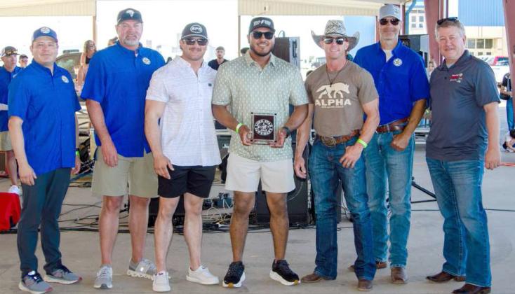 Teams from Texas, New Mexico and Colorado competed in the 32nd Lone Star Lineman’s Rodeo in Amarillo on June 27th. The Journeyman team that took second place consisted of Sterling Justus (Lubbock Service Center), O.J. Zapata (Littlefield Service Center) and Sean Williams (Lubbock Service Center). (Submitted Photo)