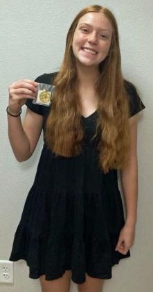 Springlake-Earth’s Caydee Humphrey earned a Gold Medal at the State UIL Solo and Ensemble Contest in Austin, Tx., on May 24th. (Submitted Photo)