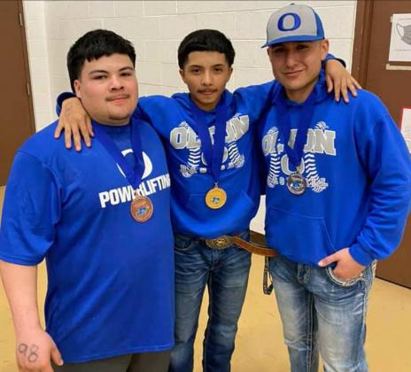 OLTON REGIONAL POWERLIFTING MEDALISTS