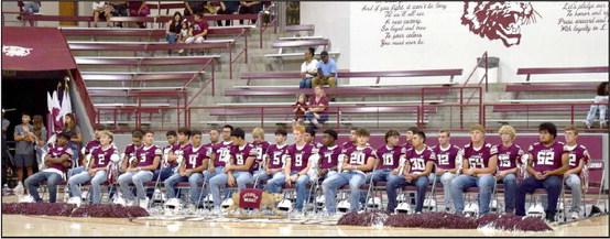 THE LITTLEFIELD WILDCATS ready to take on Post at the Homecoming 2023 pep rally at Wildcat Gym on Friday September 8, 2023. (Photo by Ann Reagan)