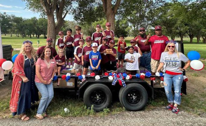2024 Best Youth Entry The Littlefield 8U All-Star Team won the award for Best Youth Entry, during the “Heroes Among Us” Parade that kicked off the Saturday fun at the Flatland Music Festival. (Submitted Photo)