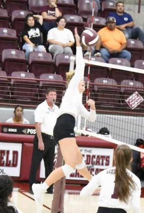 MADISON McNEESE - Littlefield Lady Cat volleyball