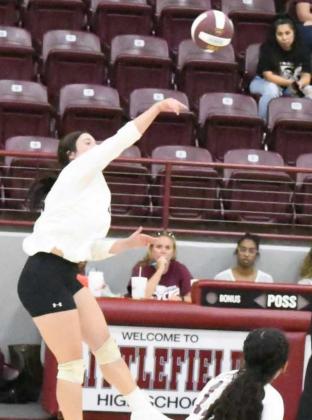ASHTYN PARKER - Littlefield Lady Cat volleyball