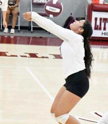 DANIELLE ZAPATA - Littlefield Lady Cat volleyball