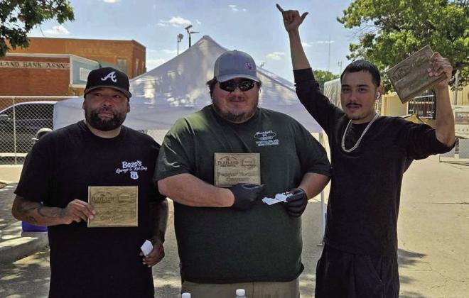 Shown are the winners from the 2025 Flatland Music Festival Hot Pepper Eating Contest. (Submitted Photo)