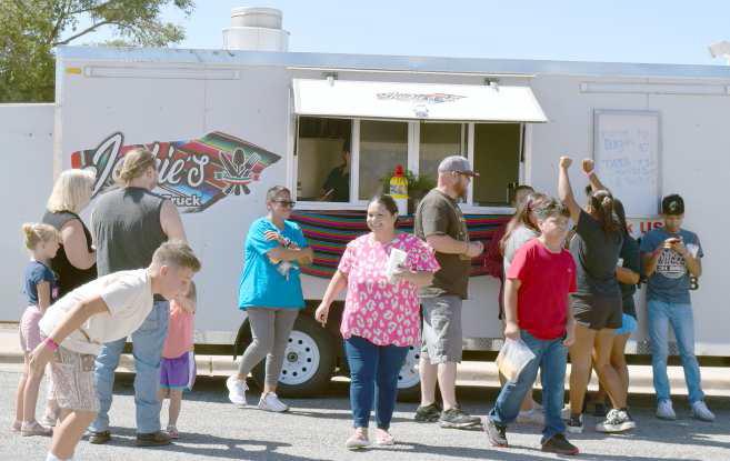 Jackie’s Food Truck of Amherst was at the Wildcat Band Block Party on Saturday, August 19, 2023 to provide delicious food to patrons of the bands. (Photos by Ann Reagan)