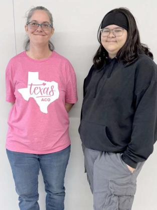 Littlefield Animal Shelter Mural Project Winner, Starla Taylor, right, with Cory Collins, Supervisor of Animal Control, left. The mural project, titled “Unconditional Love is as Close as Your Nearest Shelter,” is set to transform the shelter’s walls into a vibrant and meaningful work of art that celebrates the bond between humans and animals. (Submitted Photo)