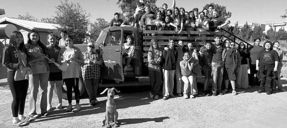Olton Junior High School seventh-grade students visit the National Ranching Heritage Museum in Lubbock on April 21, 2026. (Submitted Photo)