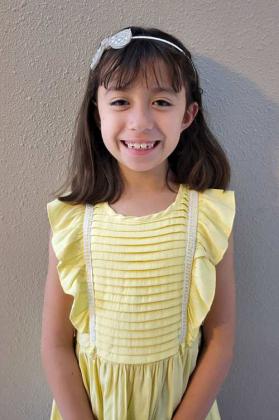 FIRST PLACE - Kathryna Alcaraz 8years old, got first place in the annual Lamb County Leader-News Halloween Coloring Contest this year, which ranged from 7-year olds to 10-years old. She is from Sudan. (Submitted Photo)