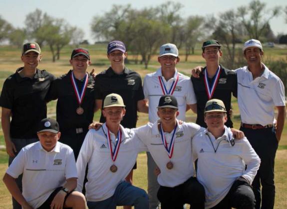 The Sudan Boy’s golf team competed at the District Golf Tournament where they placed third overall as a team just missing the cut for Regionals. However, Braxtyn Harrell and Kyler Edwards will be heading to Regionals as individual competitors. (Submitted Photo)