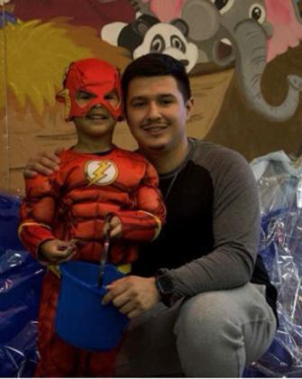 Flash slowed down for a photo at the Hillcrest Funeral Home Trunk or Treat on Oct. 31. (Staff Photo by Rhode Duenas)