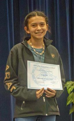 Coach Herrera’s Health/ Careers Awards Jasmine Drake