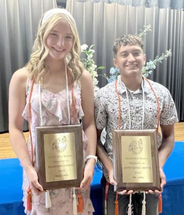 Congratulations to our 2025 Olton ISD Miss and Mr. Olton High School, Analise Ramage and Jaime Reyna. These two truly embody the spirit, leadership, and pride of Olton school. From academics and athletics to service and school spirit — they’ve done it all with heart. We’re so proud of you both! (Submitted Photo)