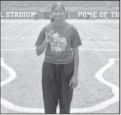 Sudan’s Andrea Williams wrapped up her 2026 track season with a 6th place finish at the 2A State Track Meet in Austin last Friday, 35-10.25 in the women’s triple jump competition. (Submitted Photo)