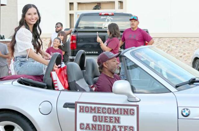 Homecoming Queen candidate Brinley Acevedo. (Photo by Ann Reagan)