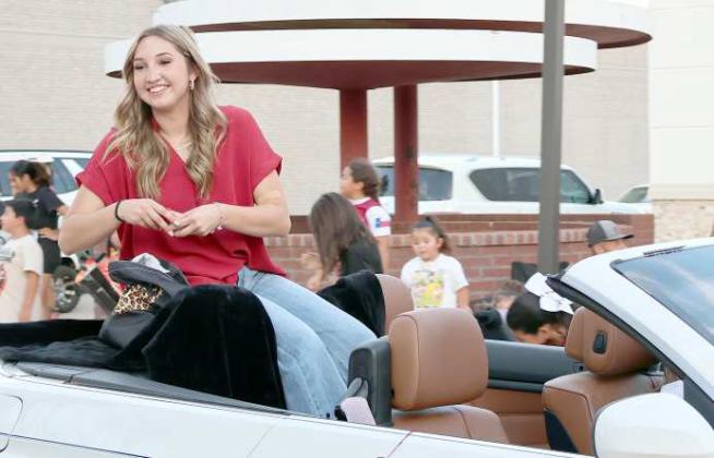Homecoming Queen candidate Marysa Saenz. (Photo by Ann Reagan)