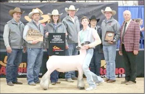 RESERVE GRAND CHAMPION KOOPER EDWARDS earnes Reserve Grand Champion Market Lamb at the SanAntonio Stock Show. This is a HUGE accomplishment, and we are so proud to have him representing Sudan FFA. Congratulations Kooper! It’s good to be a Hornet showman. (Sudan I.S.D. Photo)