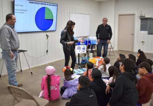 High Plains Underground Water Conservation District- Billy Barron, Lance Epperson, Jennifer McClendon. Education about the Ogalala Aquifer, and practices that the kids could put into place now to conserve our water. (Submitted Photo)