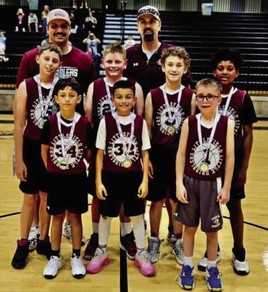 The 3rd and 4th Grade Littlefield Boy’s basketball team finished as the runner- ups at the Muleshoe Small Town Showdown last weekend. (Submitted Photo)