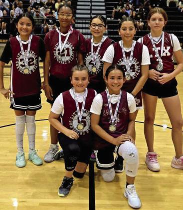 The 5th and 6th Grade Littlefield Girl’s basketball team finished as the runner- ups at the Muleshoe Small Town Showdown last weekend. (Submitted Photo)