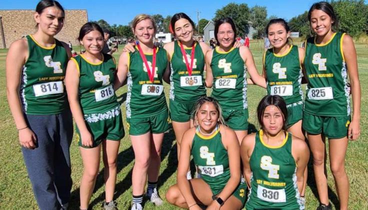 Lady Wolverines JV XC team competes at Oil Patch Invitational