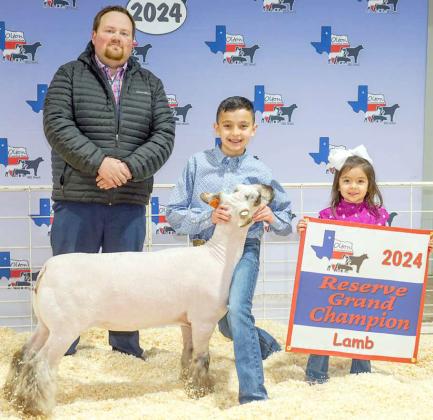 JADYN VEGA - Reserve Grand Champion Lamb
