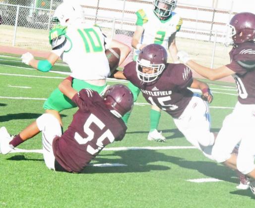 WILDCAT JV FOOTBALL TEAM BATTLES WITH IDALOU