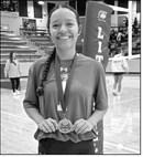 Littlefield’s Faith Balderas was named to the 2026 Littlefield Volleyball All-Tournament Team this past weekend. (Submitted Photo)
