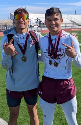 Cesar Garcia took 2nd place in the men’s 200-meter dash, while Brandon Marines took first in the event. (Submitted Photo)