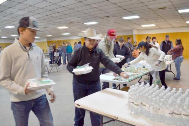 BUYERS AND DONORS GETTING LUNCH